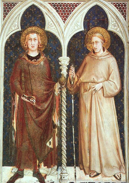 Simone Martini St.Louis of France and St.Louis of Toulouse France oil painting art